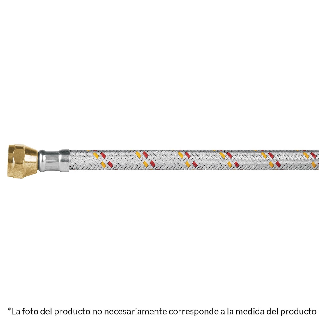 MANGUERA P/GAS FGA15P 3/8 X 1.5 MTS ALUMINIO FOSET