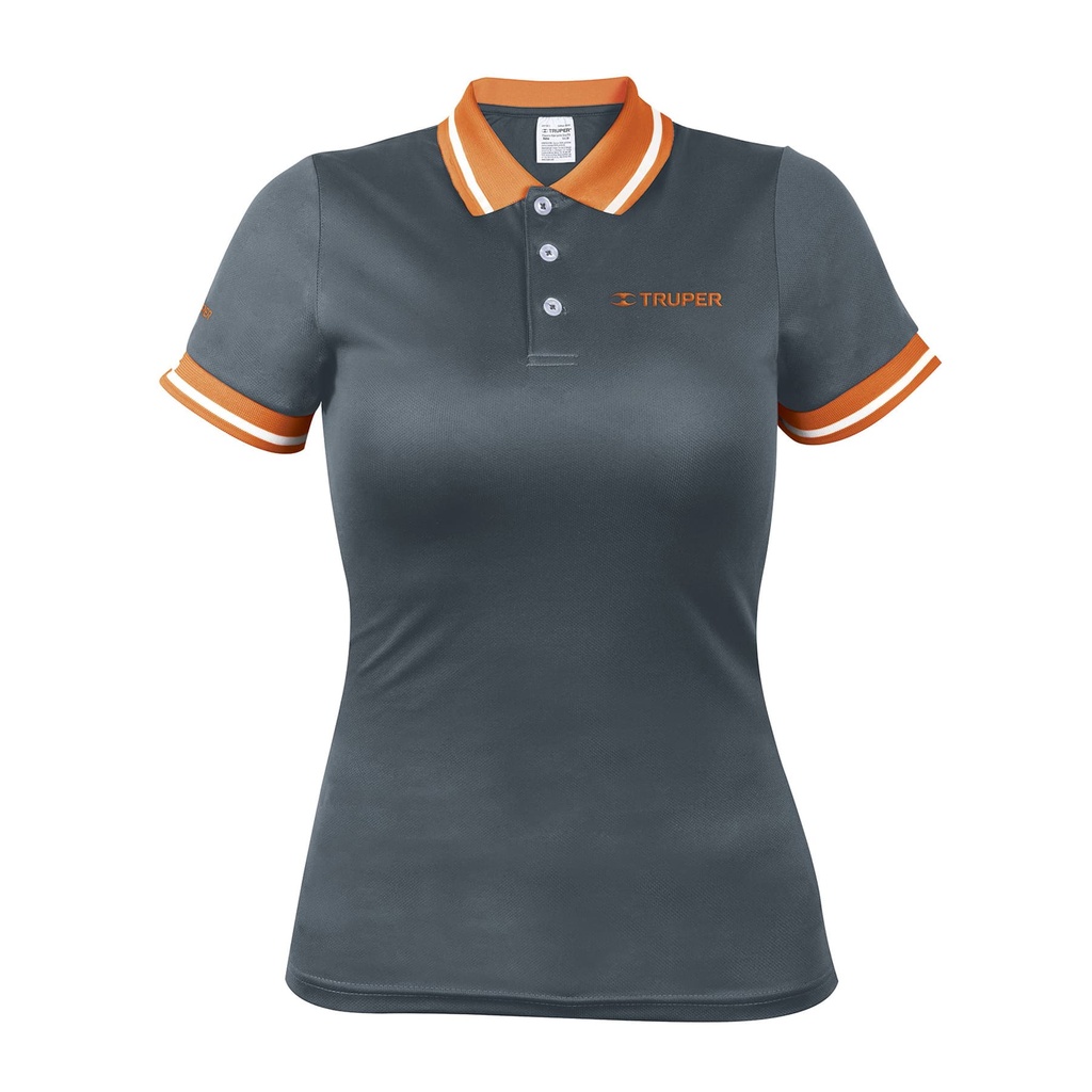 P PLAYERA DRYGDM T/POLO DRY FIT GRIS T MED. P/DAMA SP TRUPER