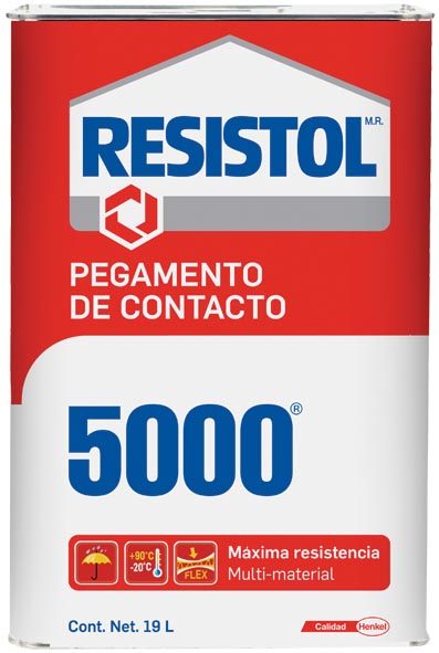 ADHESIVO CONTACTO RESISTOL 5000 LATA 18 LTS 2373804