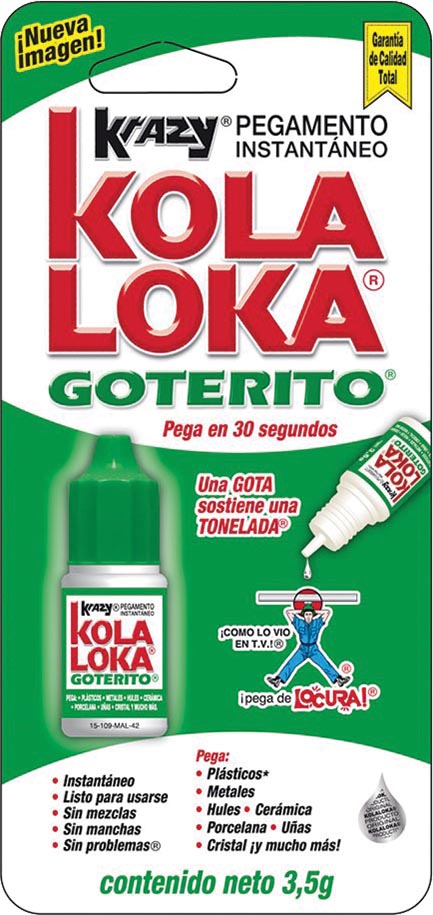 ADHESIVO KOLA LOKA 3.5 GR.GOTERITO KLGPL5MC C/10 PZA