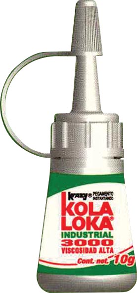 ADHESIVO KOLA LOKA INDUSTRIAL ALTA VISCOSIDAD 10 GR KLI3000