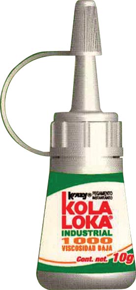 ADHESIVO KOLA LOKA INDUSTRIAL BAJA VISCOSIDAD 10 GR KLI1000