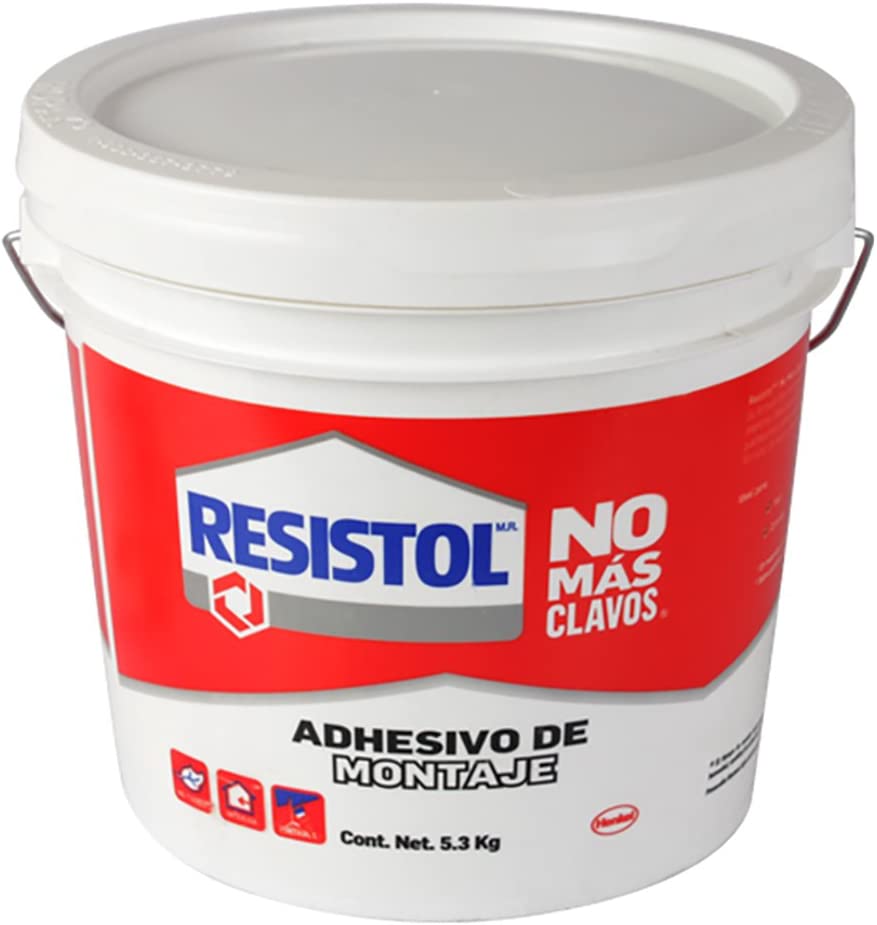 RESISTOL NO MAS CLAVOS CUBETA 5.3 KG  MONTAJE