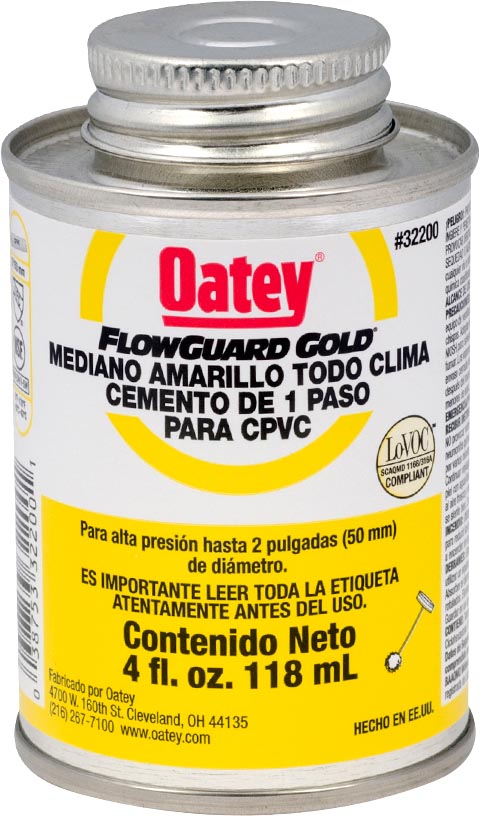 CEMENTO P/C.P.V.C.AMAR.GOLD BOTE 4 OZ OATEY 32428MX