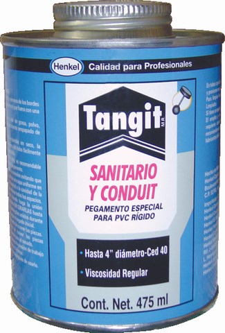 CEMENTO P/P.V.C. BAJA PRES. 475 ML AZUL TANGIT 2030441