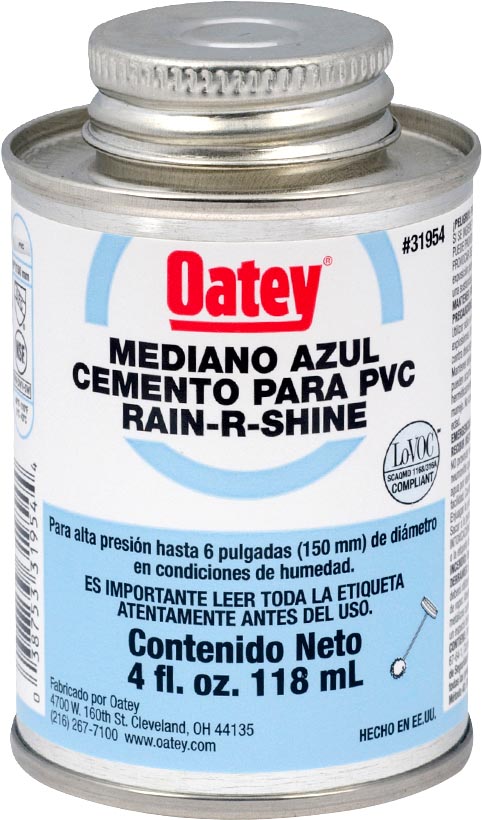 CEMENTO P/P.V.C. MEDIUM AZUL BOTE 4 OZ OATEY 32349MX