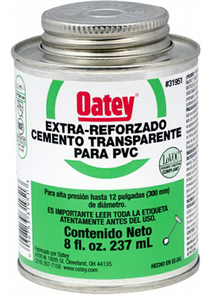 CEMENTO P/P.V.C. OATEY REF. VERDE 8 OZ 31951 SP