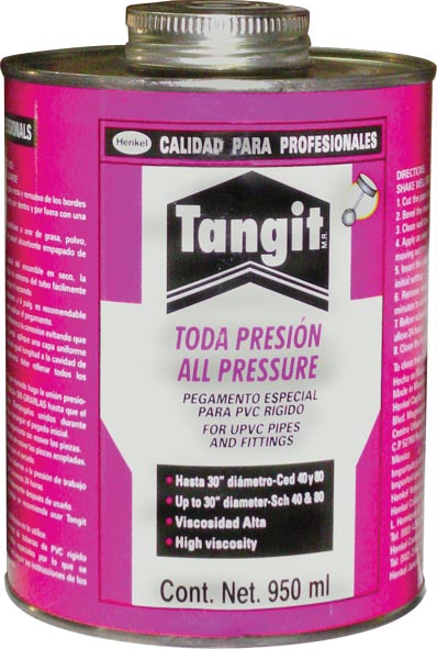 CEMENTO P/P.V.C. TODA PRES. 950 ML ROSA TANGIT 2418499