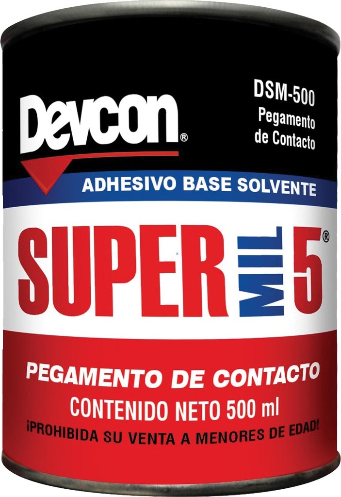 ADHESIVO PEGAMENTO DE CONTACTO SUPER MIL 5 1/2 DSM500