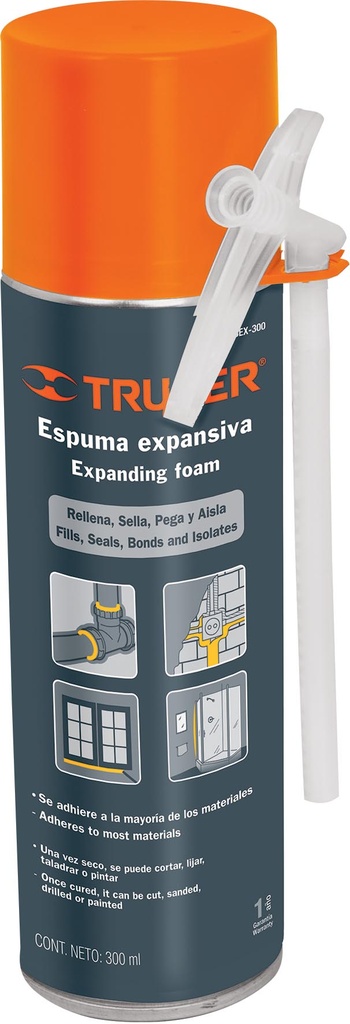 POLIURETANO ESPUMA ESEX300 300 ML TRUPER 10919