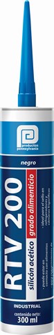 SELLADOR RTV200  NEGRO 300ML G.ALIMENTICIO SRT200N30 PENNSYL