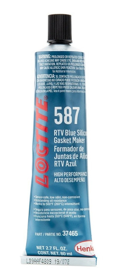 SILICON 587 RTV AZUL AL.DESEMPENO T/80 ML491983 LOCTITE