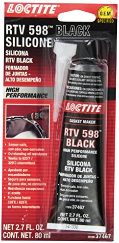 SILICON 598 RTV NEGRO A.DES. FO.JUNTAS T/80 ML.491985 LOCTIT