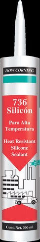 SILICON 736 ROJO ALTA TEMPER. 300 ML DOW CORNING 492163