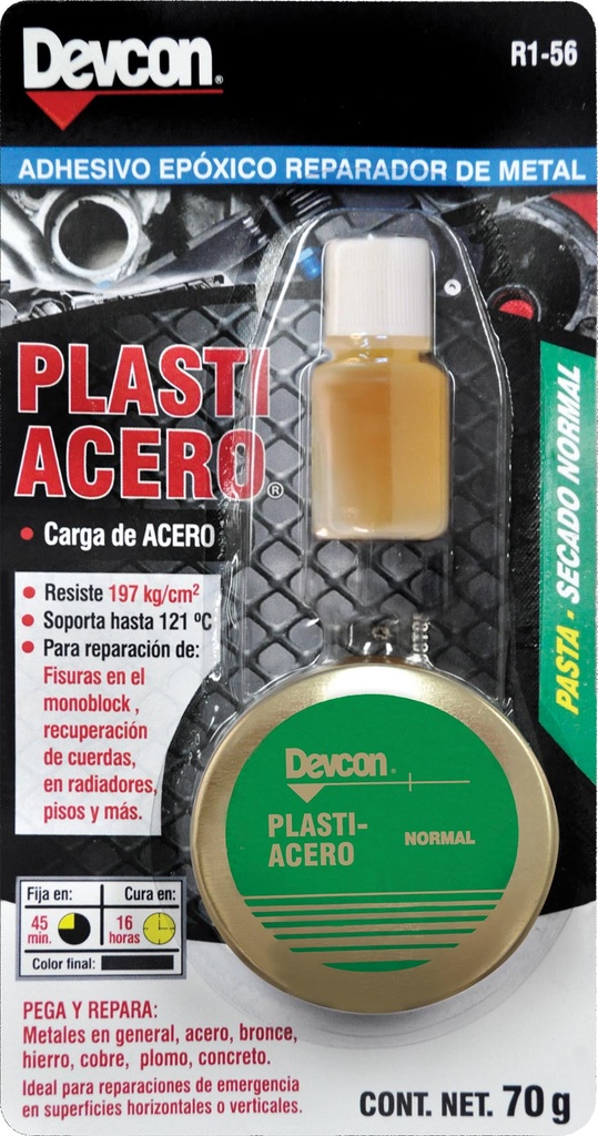 PLASTIACERO NORMAL EN LATA R156 DEVCON