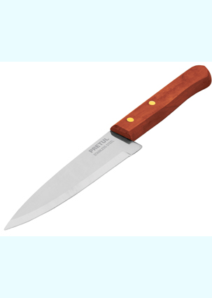 CUCHILLO CUCHM81 CHEF 8 MANGO DE MADERA PRETUL