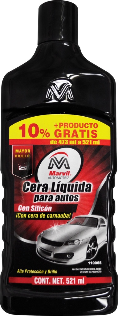 CERA AUTOMOTRIZ  LIQUIDA C/SILICON R. 473ML 110065 MARVIL