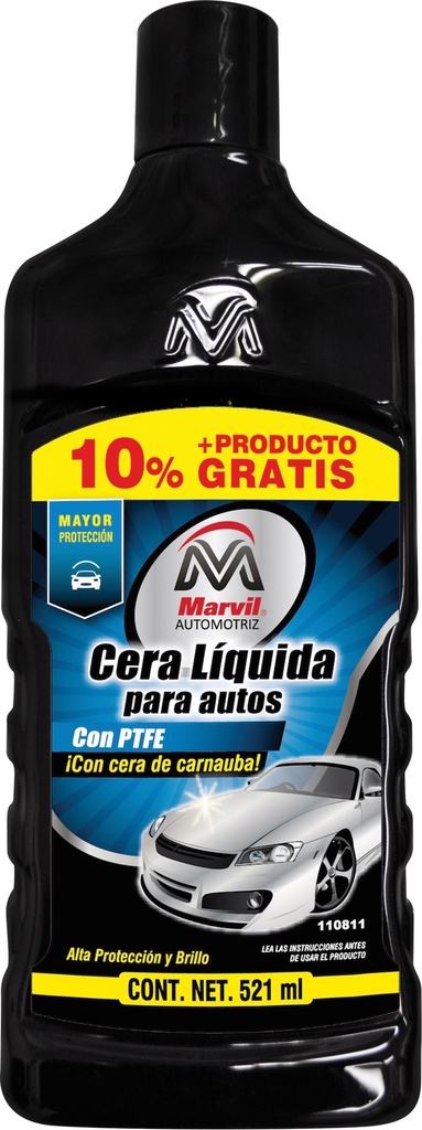 CERA AUTOMOTRIZ  LIQUIDA C/TEFLON A. 473ML 110811 MARVIL