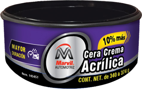 CERA AUTOMOTRIZ PASTA ACRILICA 340G. 145451 MARVIL