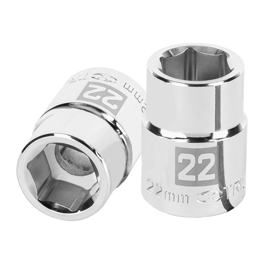 DADO D3422M DE 6 PUNTAS CUADRO 3/4 D/22MM TRUPER 14969 SP