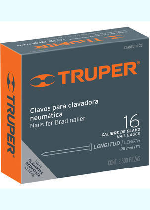 CLAVO CLNEU21/2X40/CLANEU1640 P/CLAV. NEUMA. U/R.TRUPER