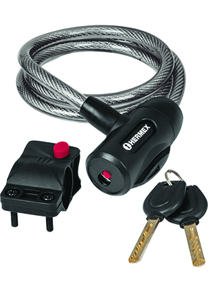 CANDADO CB10 CABLE 10MM 1 METRO