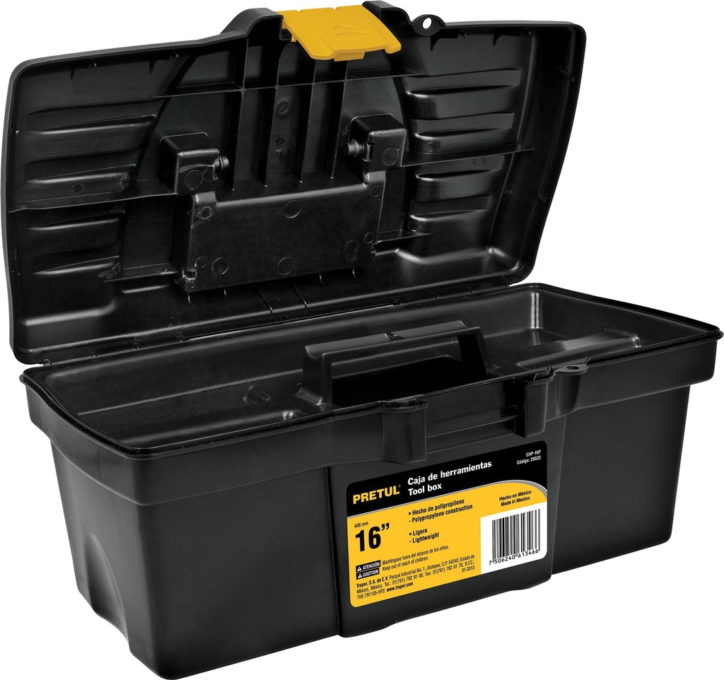 CAJA PARA HERRAMIENTA PLASTICA CHP16P 16 PRETUL