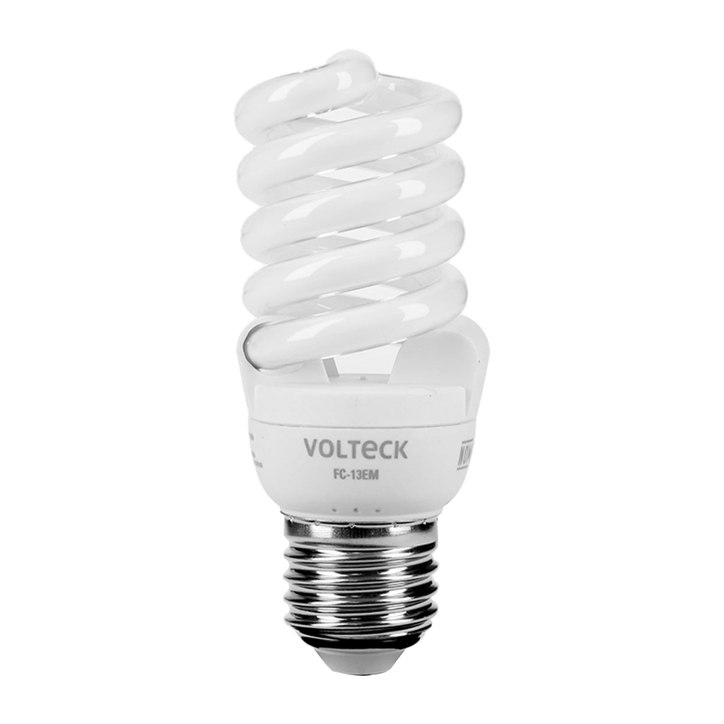 FOCO FC13EM LUZ CALIDA 13W ESPIRAL MINI T2 VOLTECK