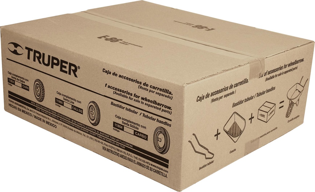 CAJA CARSO COMPLETA P/CARRETILLA C/ACCS. TRUPER