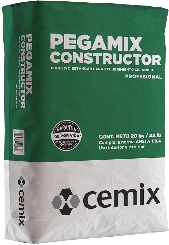 CEMENTO PEGAMIX PISOS Y MARMOL CEMIX SACO C/20 KG. SP