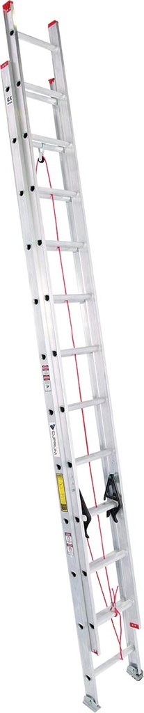 ESCALERA EXTENSION 49424N ALUMINIO 200 L A CUPRUM