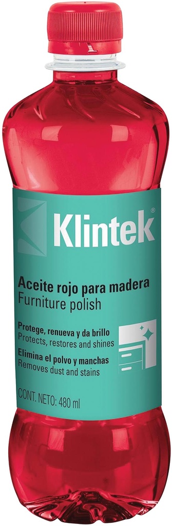 ACEITE ROJO AMU48 PARA MUEBLES 480ML KLINTEK