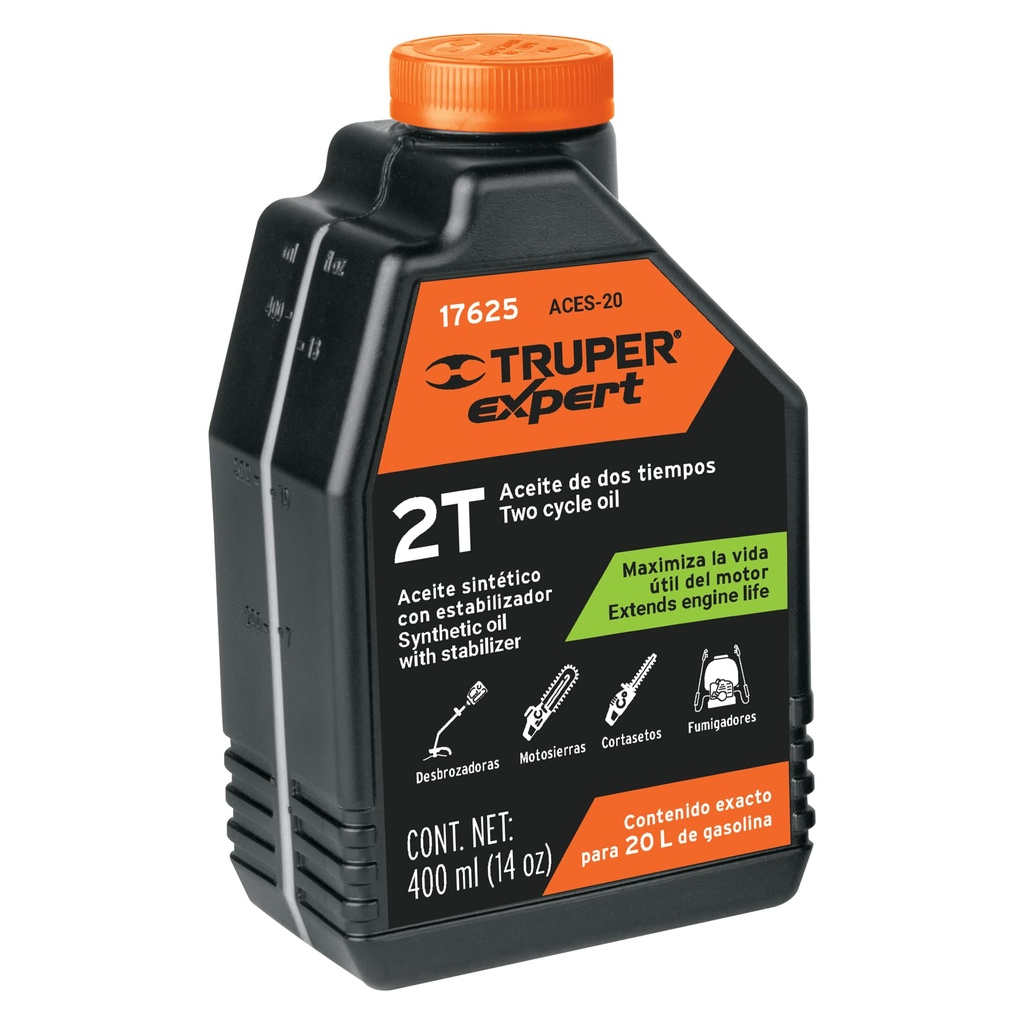 ACEITE ACT2T16/ACES20 DE 2 TIEMPOS 14 OZ. TRUPER