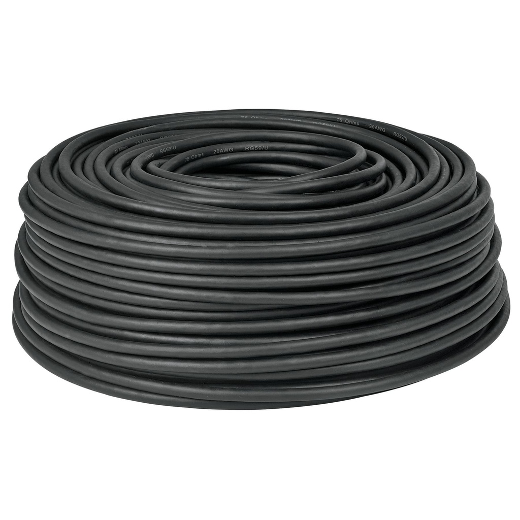 CABLE CABCO59 COAXIAL P/TV RG59 R/100 MT. VOLTECK