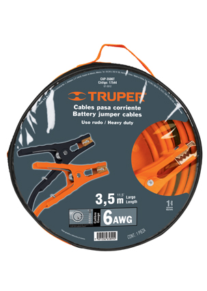 CABLE CAP3506T PASACORRIENTE 3.5M. C.6 AWG TRUPER