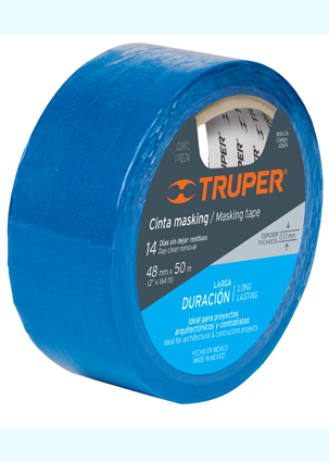 CINTA MSK11/2A MASKING TAPE 11/2x50M AZUL TRUPER