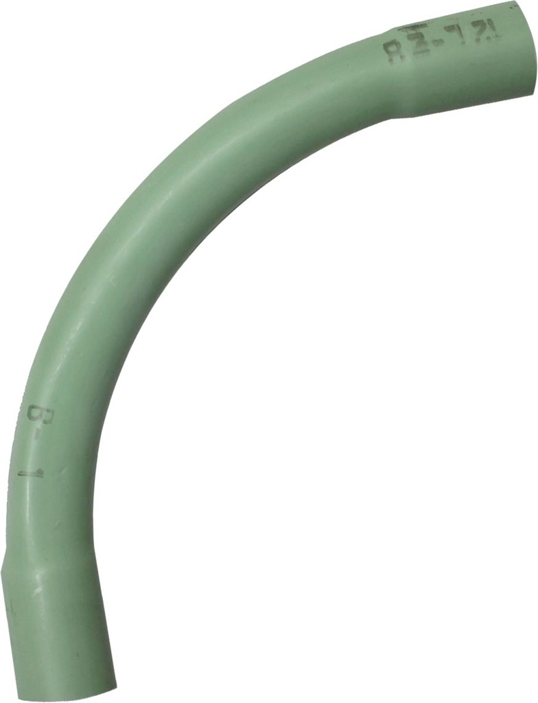 CODO PVC CONDUIT 1/2 LIGERO VERDE EC035L