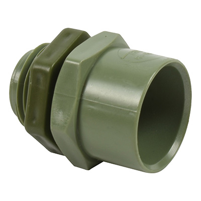 CONECTOR CONDUIT 1 GALV.S/ROSCA P.DELG. E.VERDE