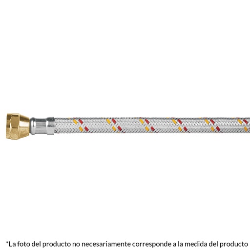 [HTP - M452] MANGUERA P/GAS FGA15P 3/8 X 1.5 MTS ALUMINIO FOSET