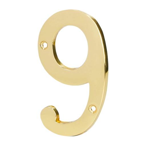 [HTH - N509] NUMERO NUCH9 METALICO 4 LAT.SOL. HERMEX