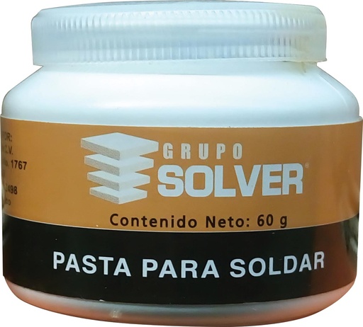 [VSV - P602] PASTA P/SOLDAR 60 GMS. SOLVER 602