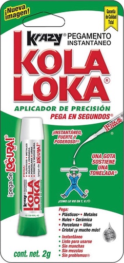 [VKL - 001] ADHESIVO KOLA LOKA 2 GRS. ORIGINAL K1 PIEZA