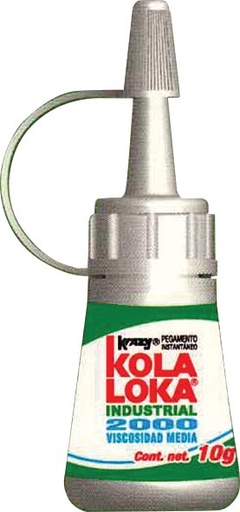 [VKL - I002] ADHESIVO KOLA LOKA INDUSTRIAL MEDIA VISCOSIDAD 10 GR KLI2000