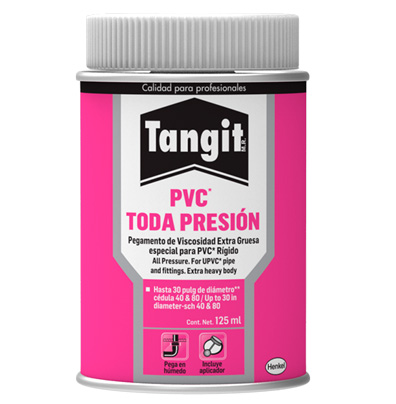 [VHN - C110] CEMENTO P/P.V.C. TODA PRES. 125 ML ROSA TANGIT 2418496