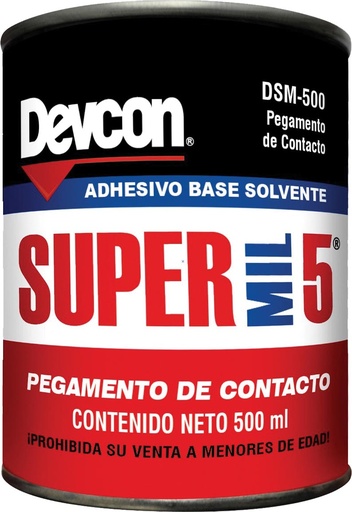 [VDM - P315] ADHESIVO PEGAMENTO DE CONTACTO SUPER MIL 5 1/2 DSM500