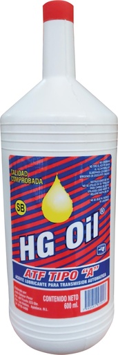 [VFO - A023] ACEITE P/TRANSMISION AUTOMATICA 600 ML HGATF60024 HG OIL