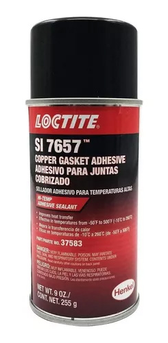 [VLO - 0009] D ADHESIVO P/JUNTAS COBRIZ.SI 7657 AE T/9 0NZ. 502911 LOCTIT