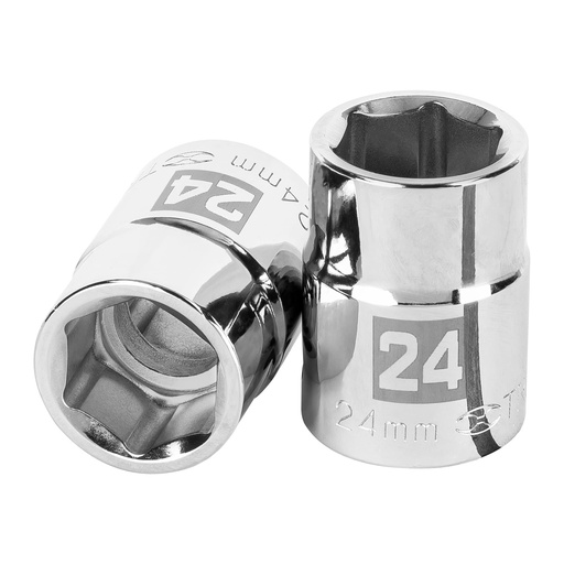 [HTR - D342] DADO D3424M DE 6 PUNTAS CUADRO 3/4 D/24MM TRUPER 14971 SP