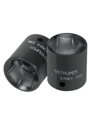 [HTR - DR36] DADO D7436H IMPACTO 11/8 STD.6PTS.TRUPER