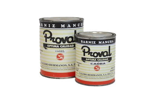 [VVH - 005] P. MANCHA C/BARNIZ CAOBA 1/2 LTO.